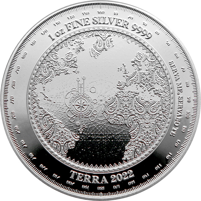 Strieborná minca Terra Tokelau 1 Oz 2022