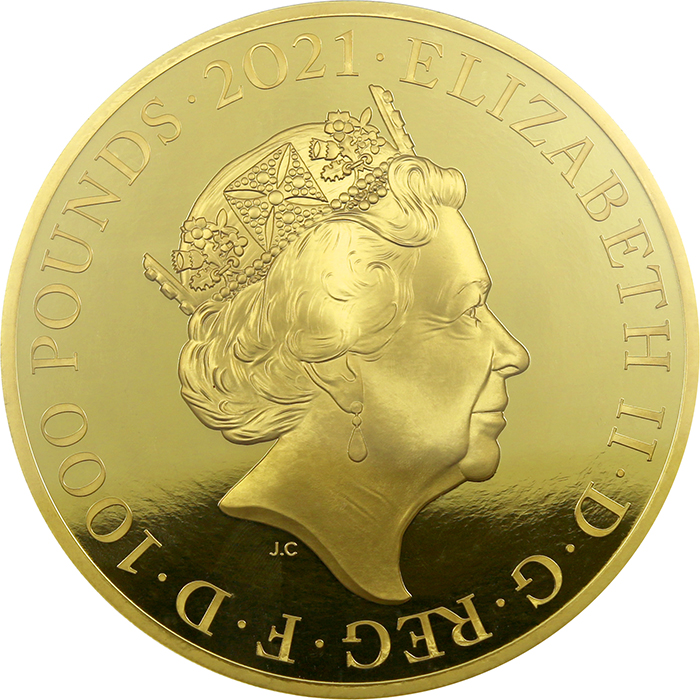 Zlatá minca 1 Kg 95. narodeniny Jej Veličenstva kráľovnej Alžbety II. 2021 Proof