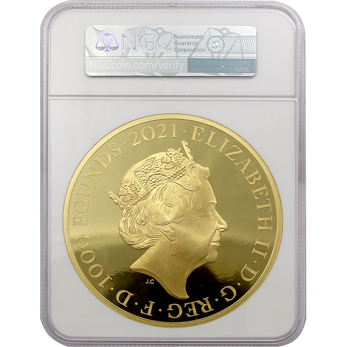 Zlatá minca 1 Kg 95. narodeniny Jej Veličenstva kráľovnej Alžbety II. 2021 Proof
