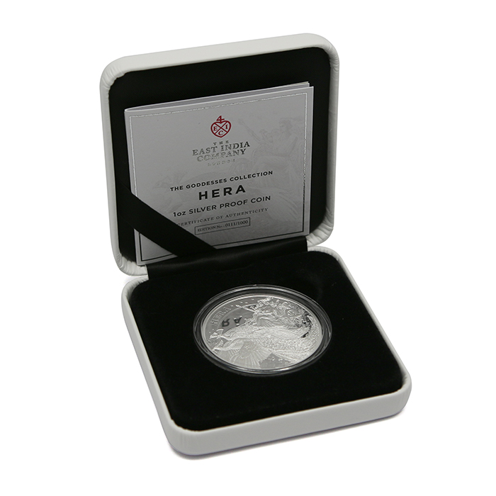Stříbrná mince Bohyně - Hera 1 Oz 2022 Proof
