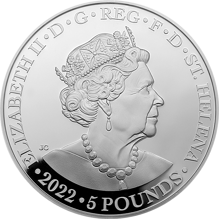Stříbrná mince Bohyně - Hera 5 Oz 2022 Proof