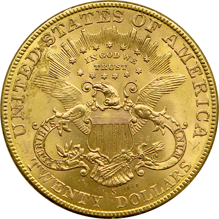 Zlatá mince American Double Eagle Liberty Head 1906