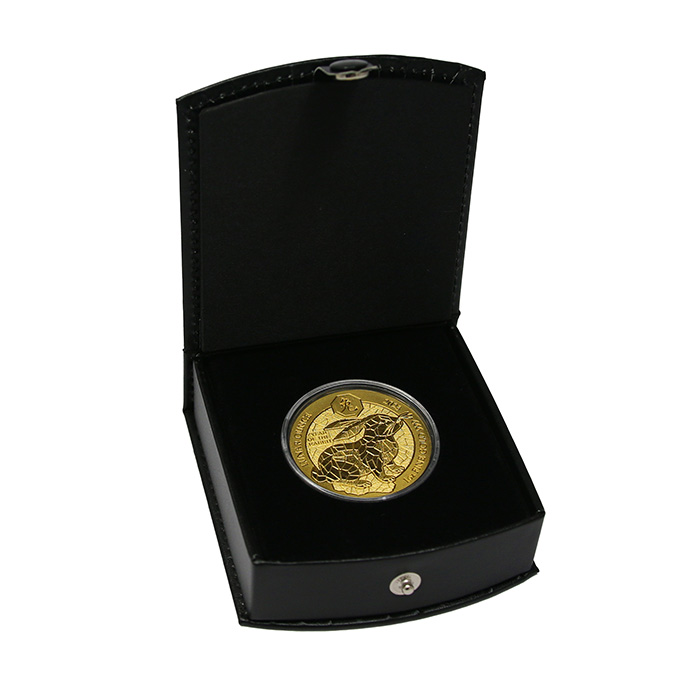 Zlatá mince Rok Zajíce Rwanda 1 Oz 2023