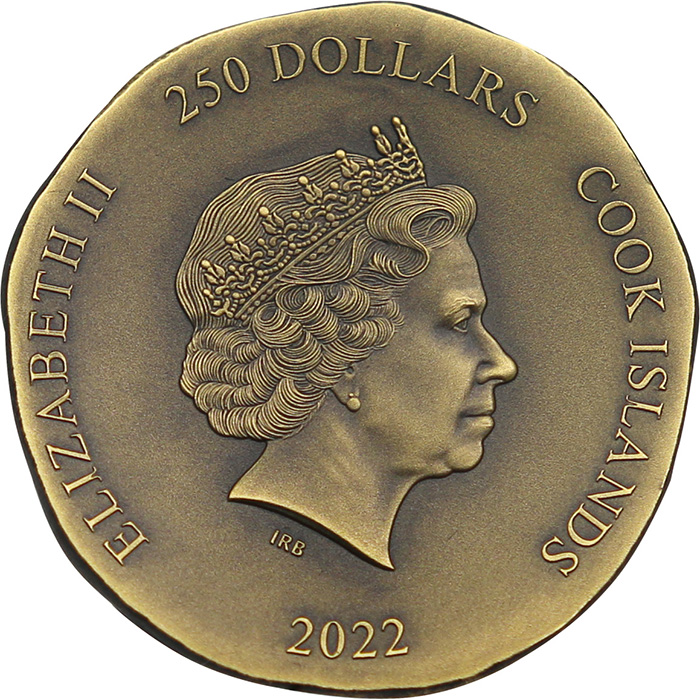 Zadní strana Zlatá mince Numismatické ikony - Pegas 1 Oz 2022 Antique Standard