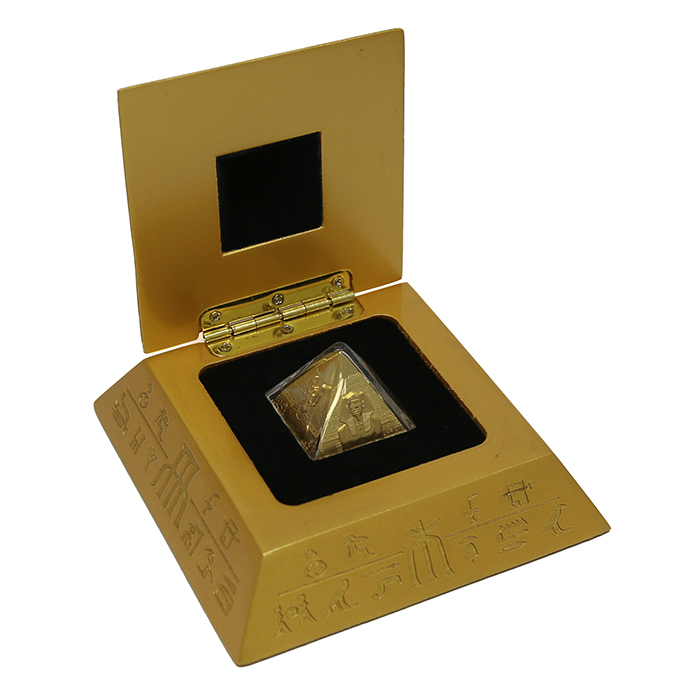 Zlatá mince 5 Oz Pyramida v Gíze 2023 Antique Standard