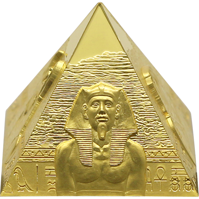 Zlatá minca 5 Oz Pyramída v Gíze 2023 Antique Štandard