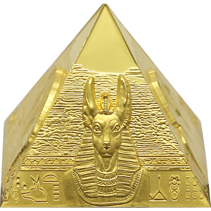 Zlatá mince 5 Oz Pyramida v Gíze 2023 Antique Standard