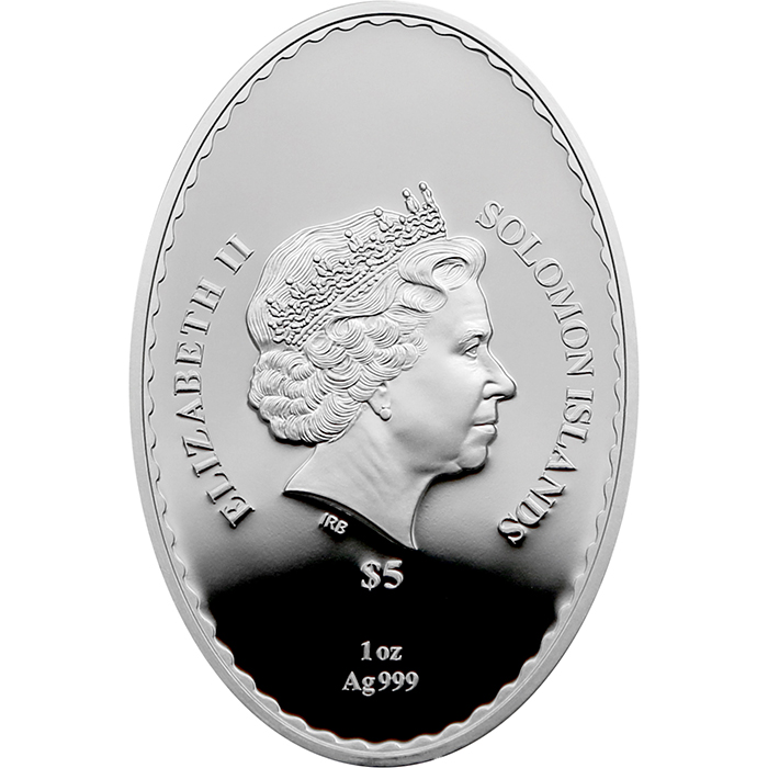 Strieborná kolorovaná minca Dedo Mráz a Snehulienka - Matrioška 1 Oz 2023 Proof