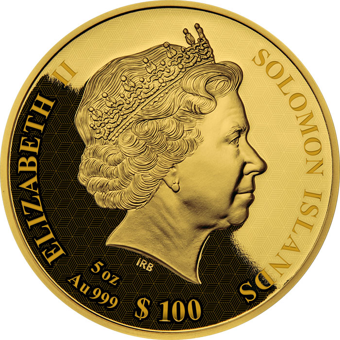Zlatá mince 5 Oz Eiffelova věž 2023 Perleť Proof