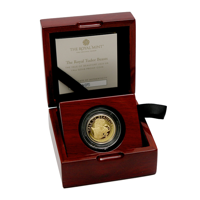 Zlatá mince Yale of Beaufort 1/4 Oz 2023 Proof