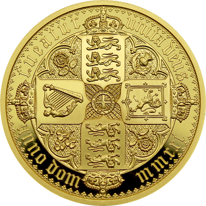 Zlatá mince 2 Oz William Wyon - Gotická koruna 2021 Proof