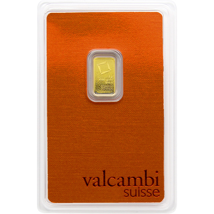 1g Valcambi SA Švýcarsko Investiční zlatý slitek