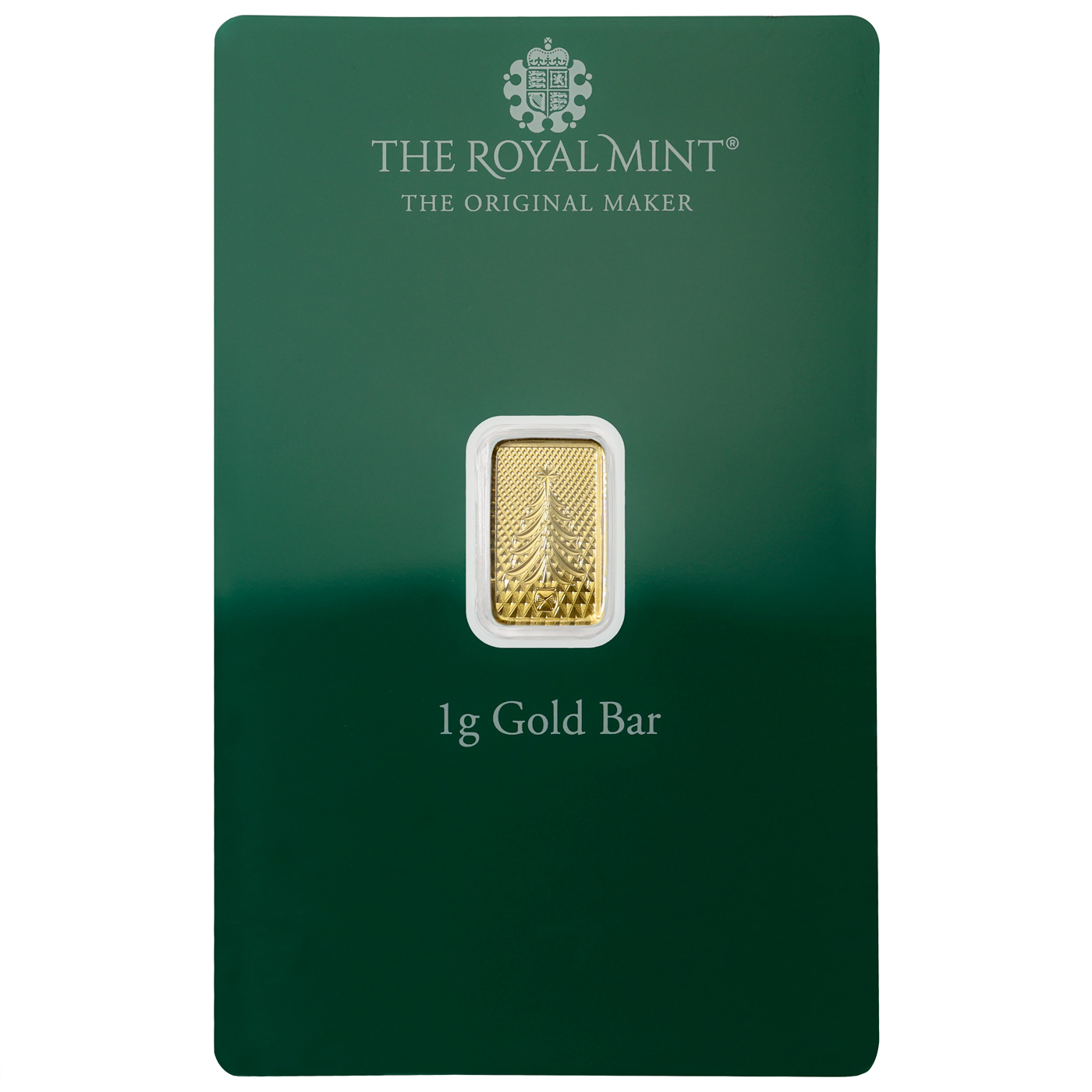 Přední strana 1g The Royal Mint - Merry Christmas/Veselé Vánoce Investiční zlatý slitek