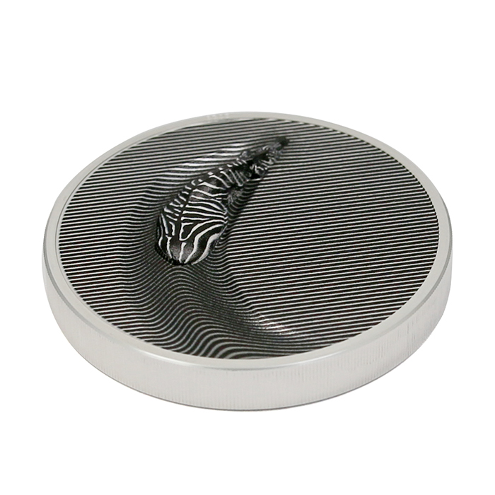 Stříbrná mince 3 Oz Kamufláž přírody - Zebra 2023 Proof