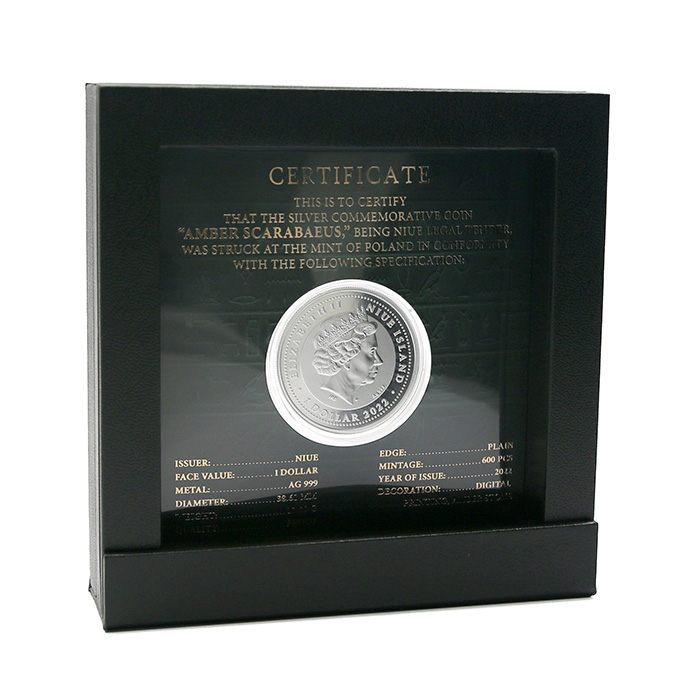 Stříbrná mince Skarabeus Jantar 2022 Proof