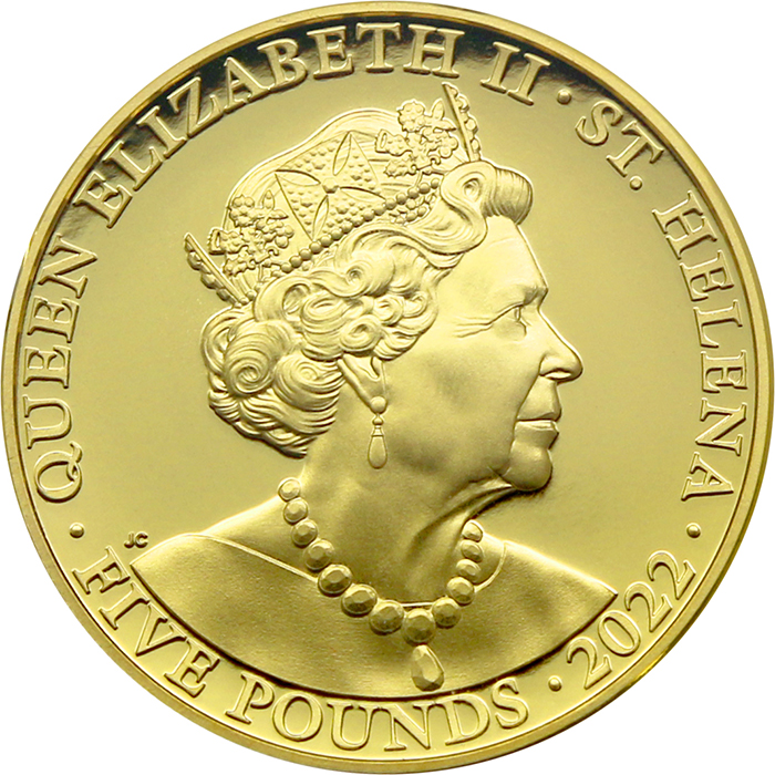 Zlatá minca Ctnosti kráľovnej - Odvaha 1 Oz 2023 Proof