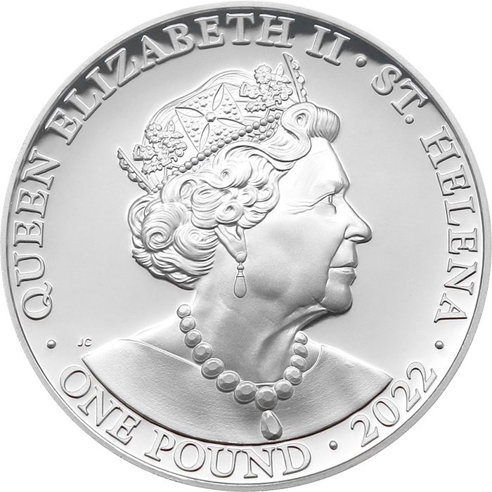 Stříbrná mince Ctnosti královny - Odvaha 1 Oz 2023 Proof