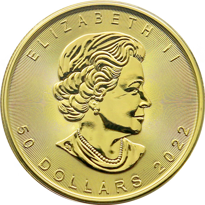 Zlatá investiční mince Maple Leaf - Zlatý důl Meliadine 1 Oz 2022