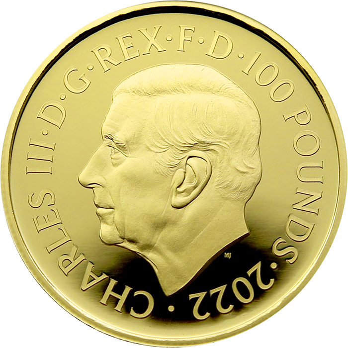 Zlatá pamětní mince Královna Alžběta II. 1 Oz 2022 Proof