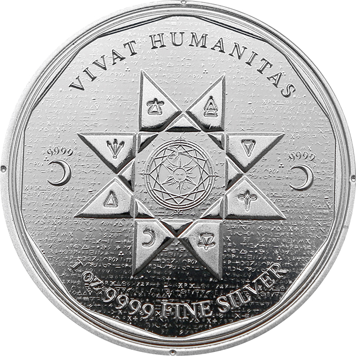 Stříbrná mince Vivat Humanitas Tokelau 1 Oz 2022