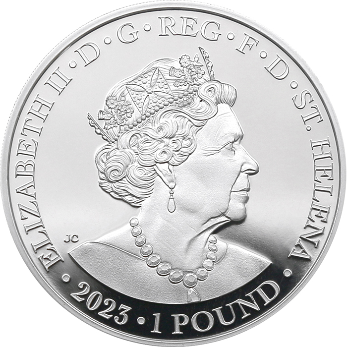 Stříbrná mince The Faerie Queene - Una & Lion 1 Oz 2023 Proof