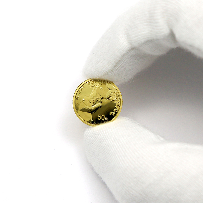 Zlatá investiční mince Panda 3g 2023