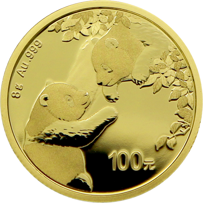 Zlatá investiční mince Panda 8g 2023