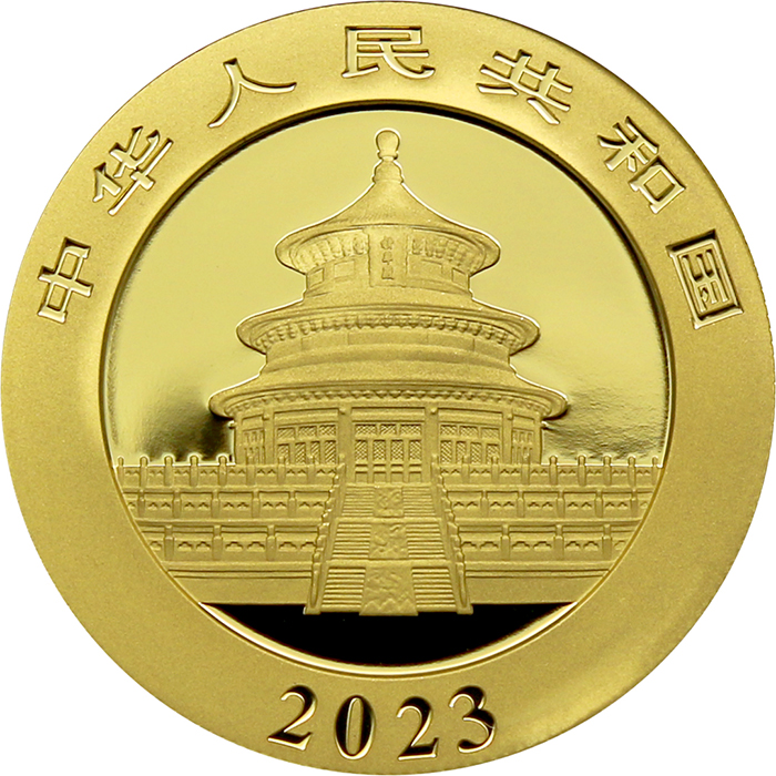 Zlatá investiční mince Panda 30g 2023