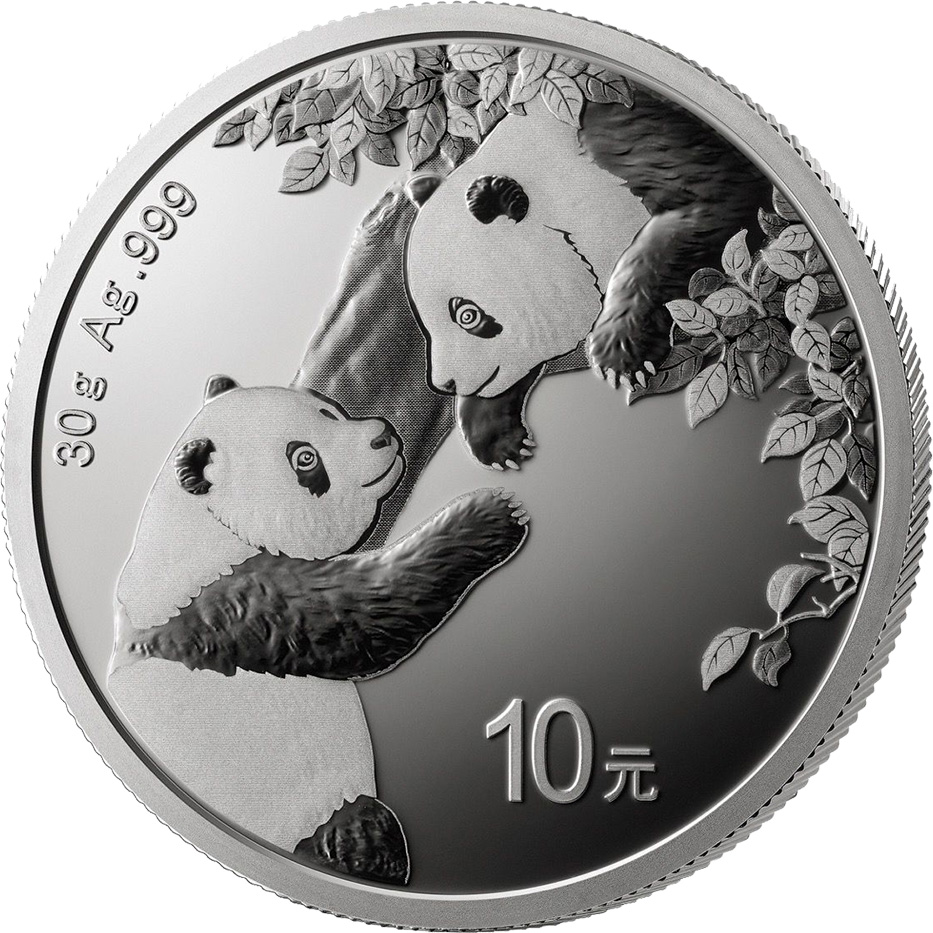 Strieborná investičná minca Panda 30g 2023