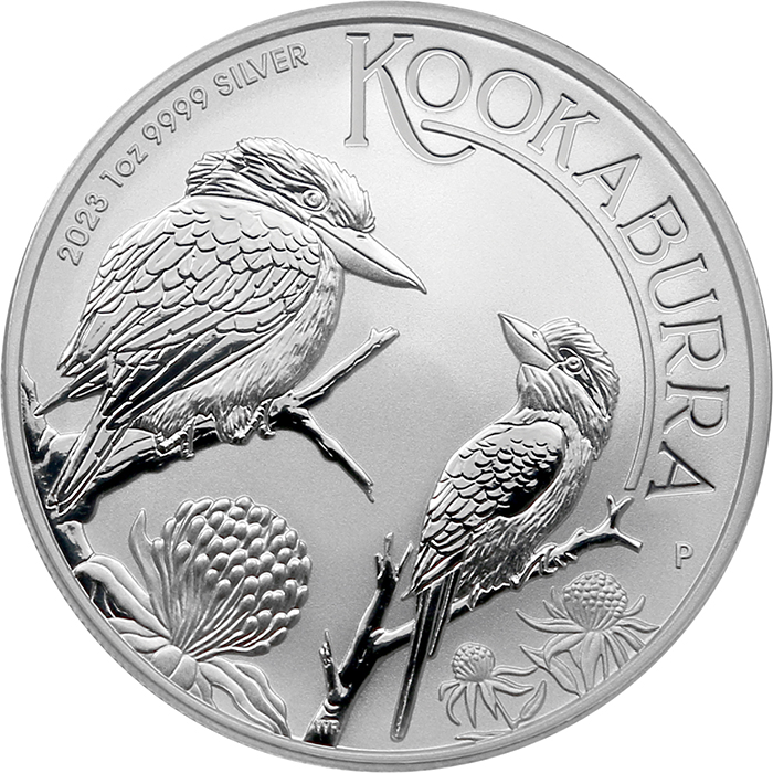 Stříbrná investiční mince Kookaburra Ledňáček 1 Oz 2023