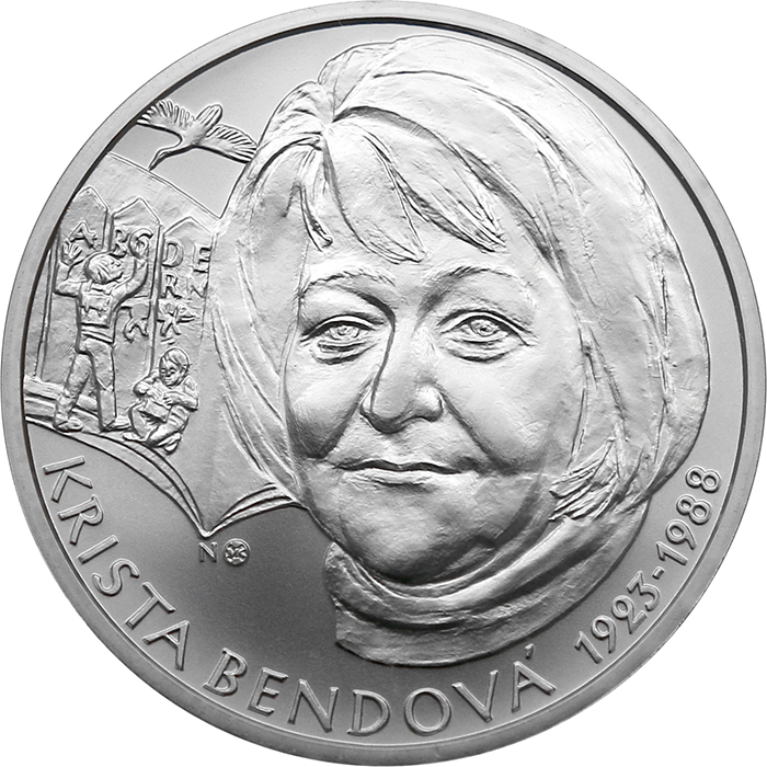 Strieborná minca Krista Bendová - 100. výročie narodenia 2023 Standard