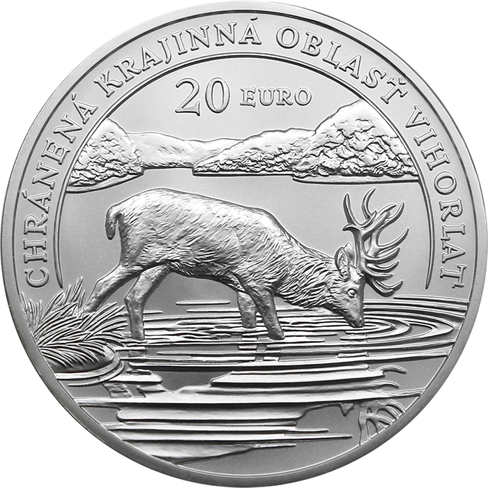 Strieborná minca Chránená krajinná oblasť Vihorlat 2023 Standard