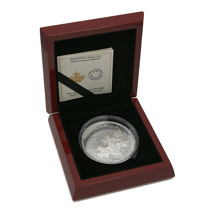Stříbrná mince 5 Oz Maple Leaf - 35. výročí 2023 Proof