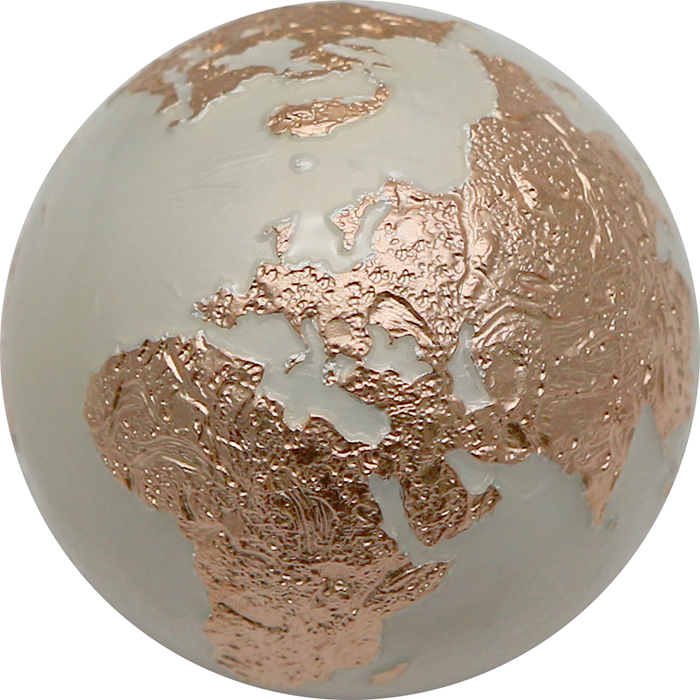 Stříbrná mince 3 Oz The Bright Marble - planeta Země 2023