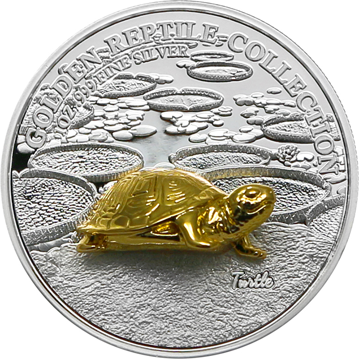 Sada strieborných mincí Golden Reptile Collection - 3D plaz 2023 Proof