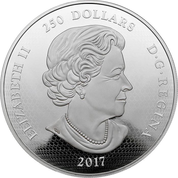Kompletní kolekce kilogramových stříbrných mincí série In the Eyes 2014 - 2017 Proof