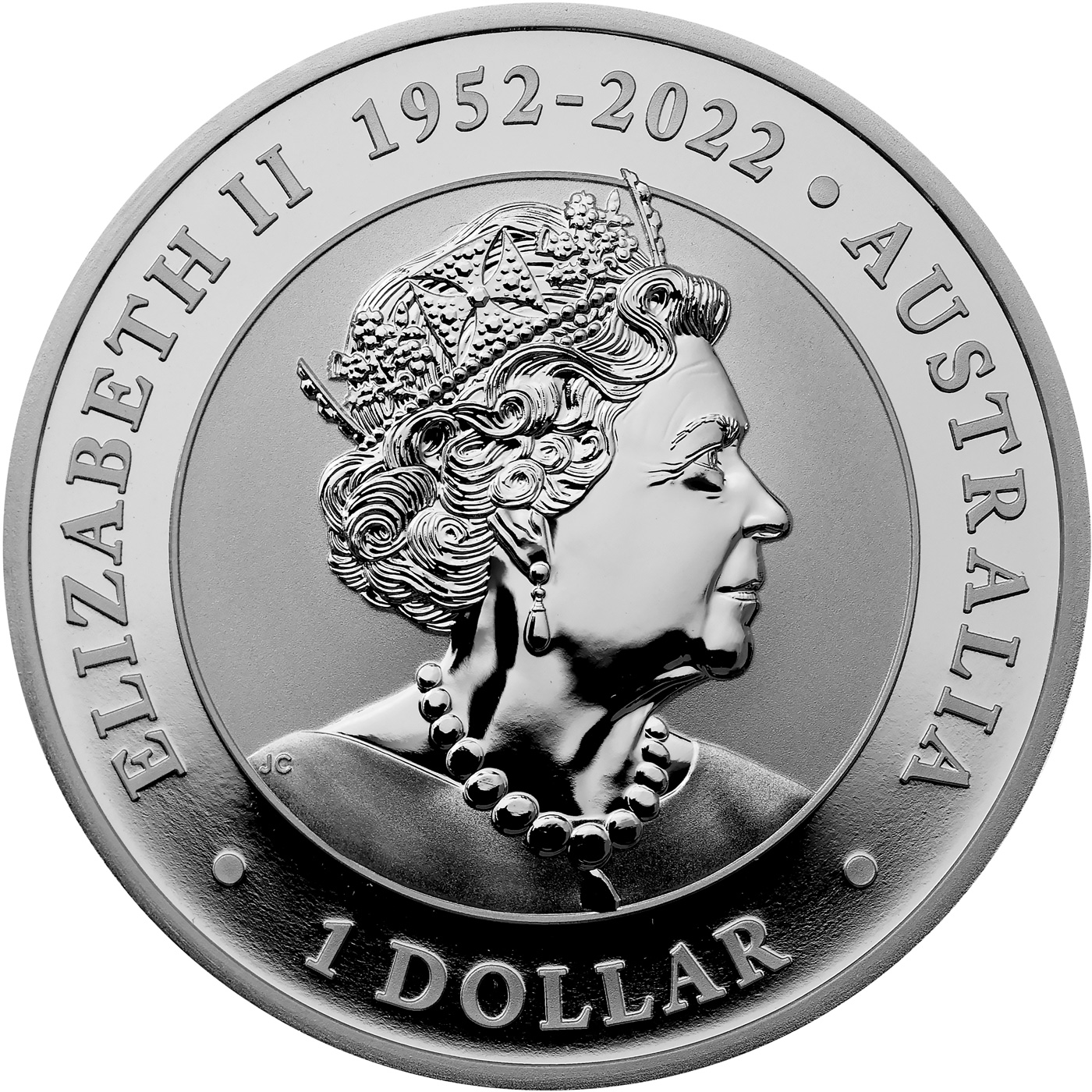 Zadní strana Stříbrná investiční mince Orel klínoocasý 1 Oz 2023