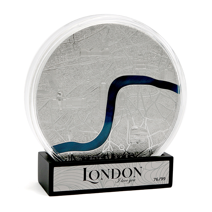 Stříbrná mince 1 kg Tiffany Art Metropolis - Londýn 2023 Proof