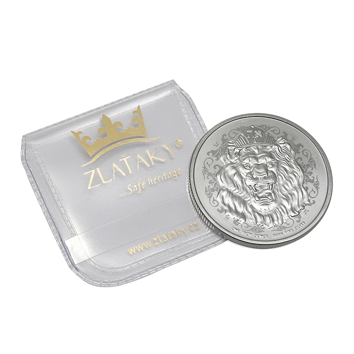 Stříbrná investiční mince Truth - Roaring Lion of Judah 1 Oz 2023