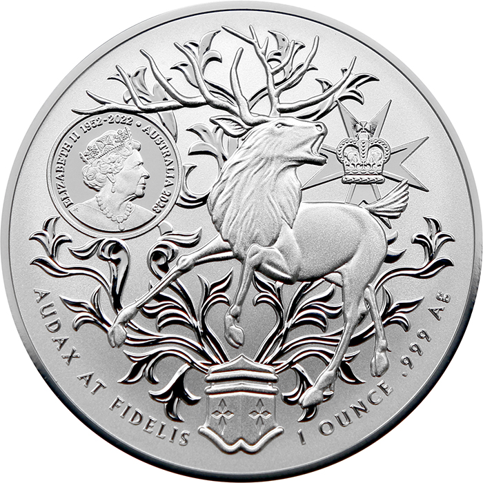 Stříbrná investiční mince Australia´s Coat of Arms 1 Oz 2023