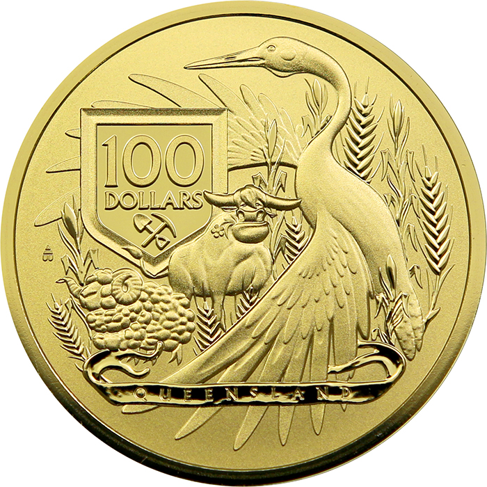 Přední strana Zlatá investičná minca Australia´s Coat of Arms 1 Oz 2023