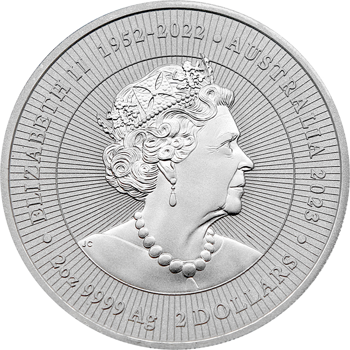 Stříbrná investiční mince Next Generation - Klokan 2 Oz 2023 Piedfort