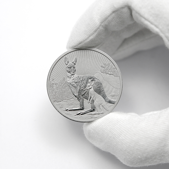 Strieborná investičná minca Next Generation - Klokan 2 Oz 2023 Piedfort