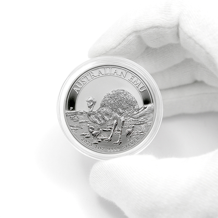 Stříbrná investiční mince Emu 1 Oz 2023