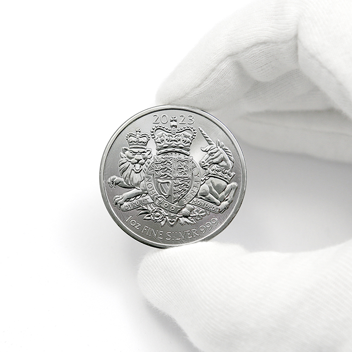 Stříbrná investiční mince Royal Arms 1 Oz 2023