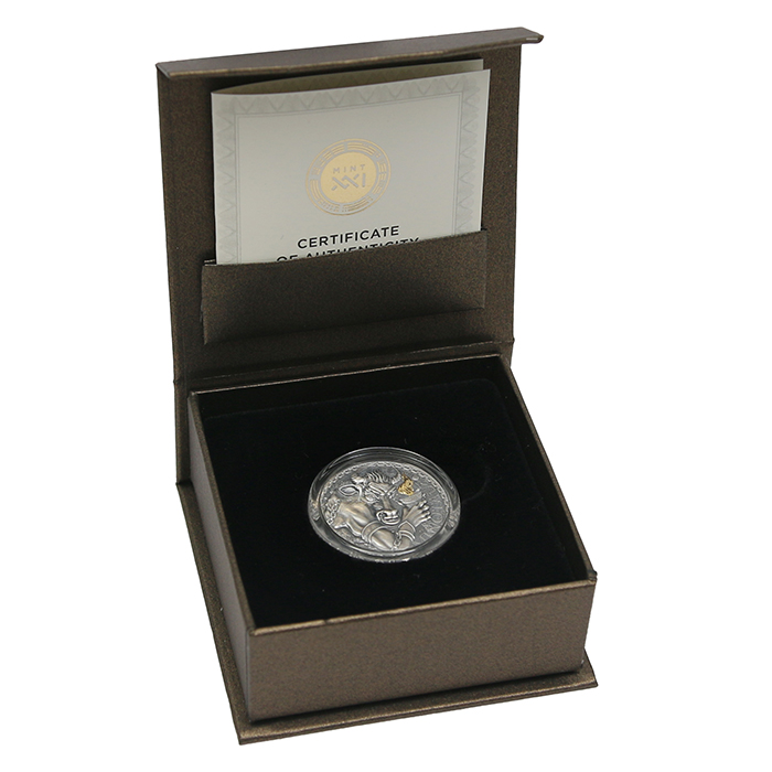 Ediční set IV. stříbrných mincí série Velká řecká mytologie 2023 Antique Standard