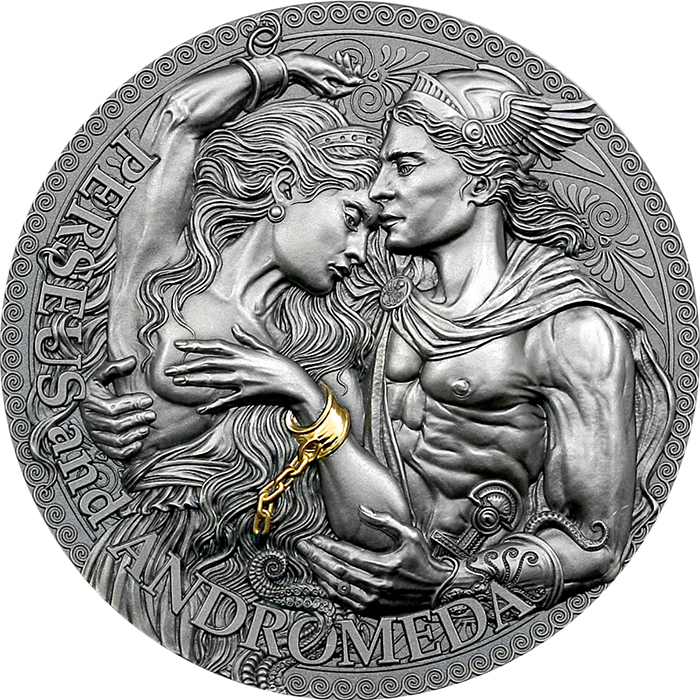 Ediční set IV. stříbrných mincí série Velká řecká mytologie 2023 Antique Standard