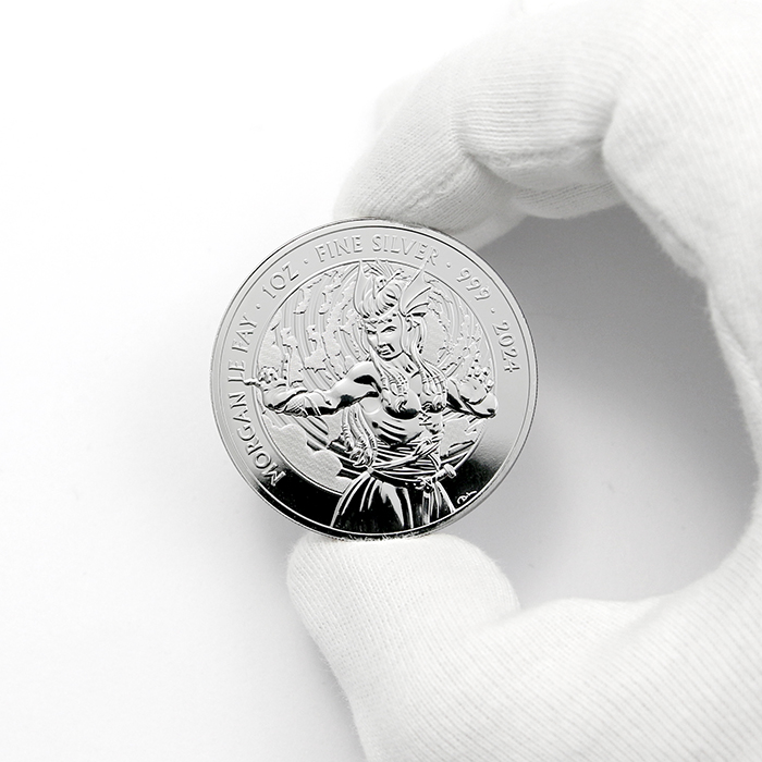 Stříbrná investiční mince Mýty a legendy - Morgana 1 Oz 2024