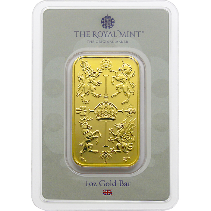 31,1g The Royal Mint - Oslava nástupu Karla III. na trůn Investiční zlatý slitek