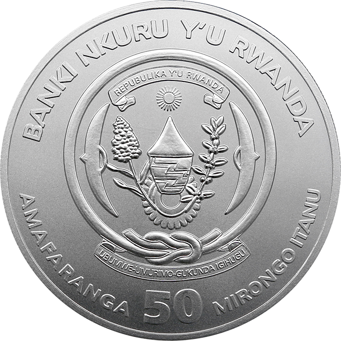 Stříbrná investiční mince Rok Draka Rwanda 1 Oz 2024